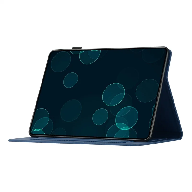 Per Xiaomi Pad 6 / Pad 6 Pro Custodia Porta Carte Stand Cocco Impresso Custodia in Pelle Tablet - Blu