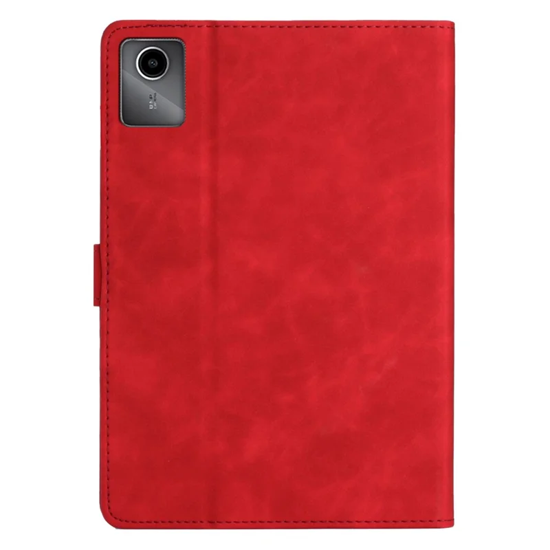 Für Xiaomi Pad 6 / Pad 6 Pro Hülle Kartenhalter Stand Kokosnussbaum geprägt Leder Tablet Cover - Rot