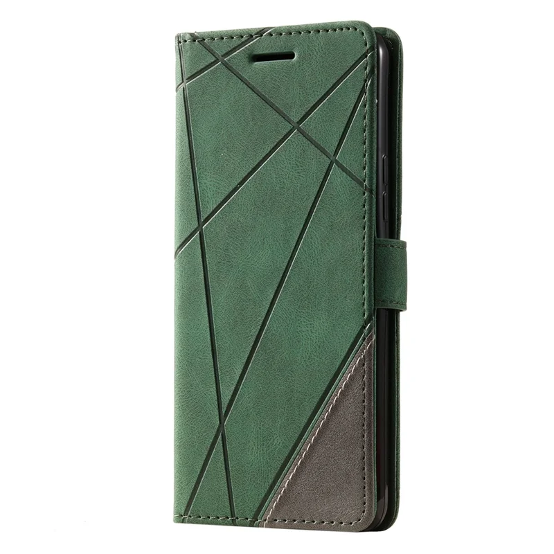 For Samsung Galaxy Xcover7 Case PU Leather Phone Protective Cover Skin-touch Wallet - Green