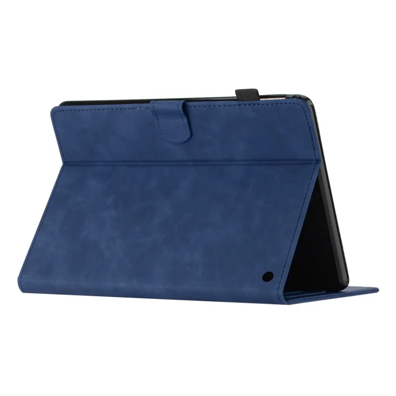 For Amazon Fire HD 10 (2021) / (2023) / Fire HD 10 Plus (2021) / (2023) Case Smart PU Leather Coconut Tree Tablet Cover - Blue
