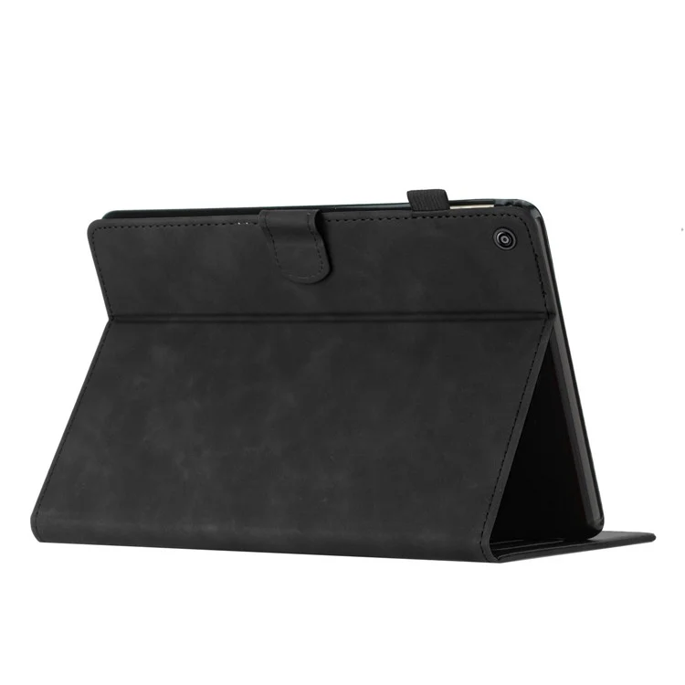 For Amazon Fire HD 8 (2020) / (2022) / Fire HD 8 Plus (2020) / (2022) Case PU Leather Auto Wake / Sleep Tablet Cover - Black