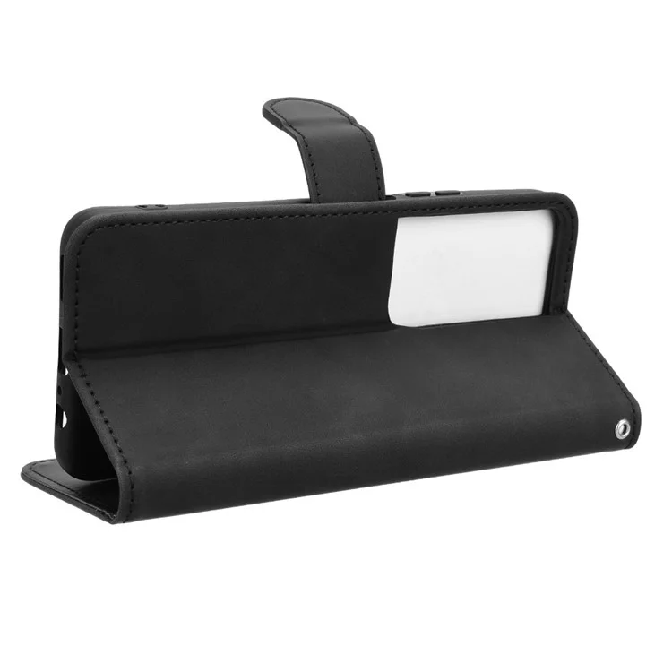 Para Honor Play 8T 5G / X7b 4G / X7b 5G / Play 50 Plus 5G / 90 Smart Case Skin-touch Flip Stand Phone Cover - Negro