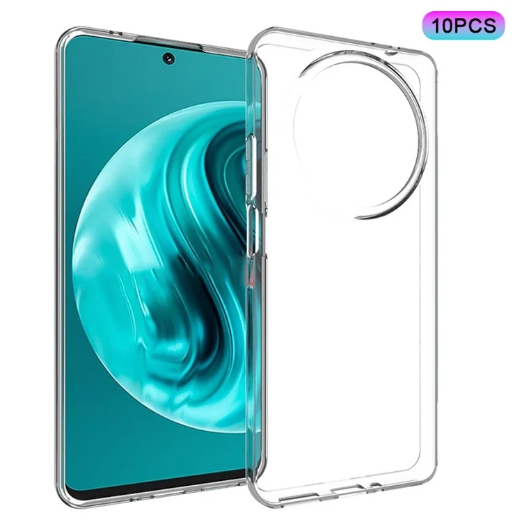 10 Stück / Packung für Huawei nova 12i 4G-Hülle, wasserfrei, klarer TPU-Stoßfesterschutz für das Telefon