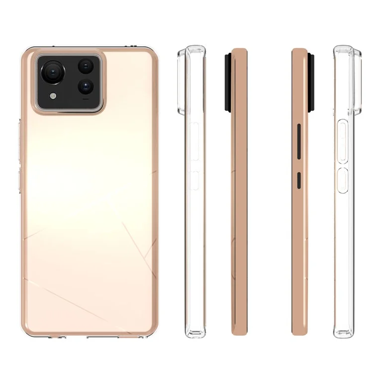 10 pièces / Paquet pour Asus Zenfone 11 Ultra 5G, étui transparent sans filigrane en TPU, coque de téléphone