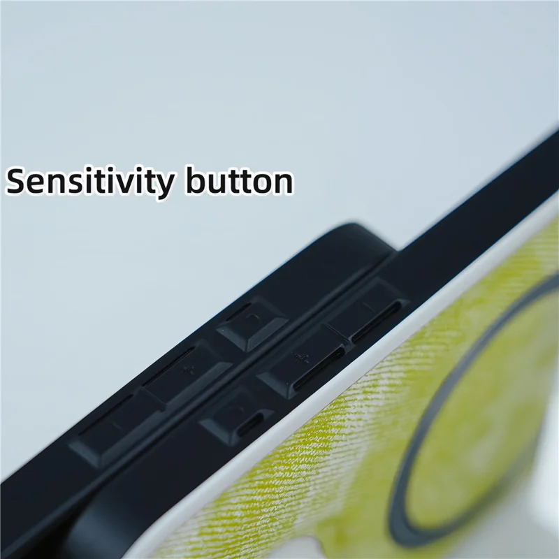 For iPhone 13 Pro Max Magnetic Phone Case Denim Cloth Texture Leather Coated PC+TPU Cover - Grey Blue