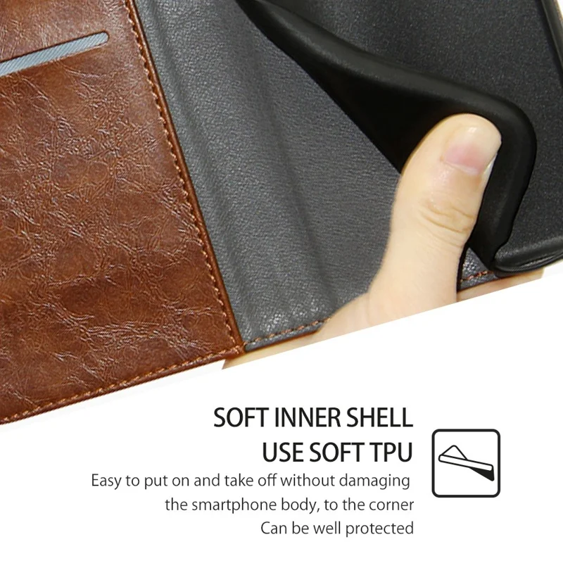 For Oppo Find X7 Ultra Case Geometric Splicing Wallet Stand Cell Phone Cover - Light Brown