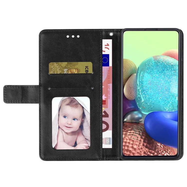 HT01 Für Sony Xperia 10 VI Wallet Case Y-förmige Linien Geprägte Leder-Handyhülle - Schwarz