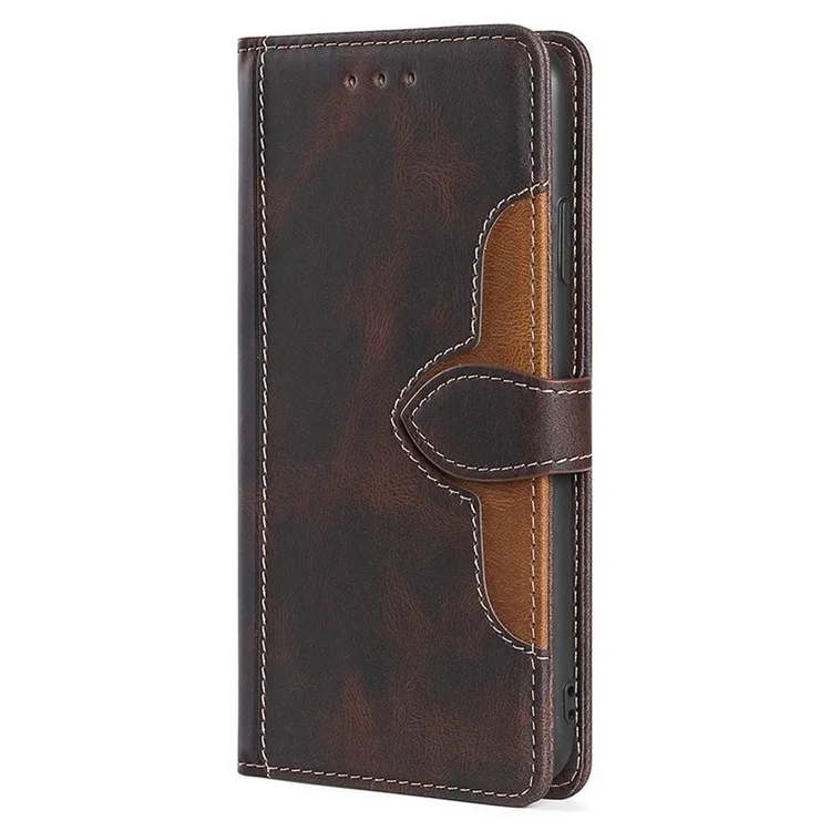 Pour Oppo Find X7 5G Étui de téléphone antichoc Support de téléphone Étui en cuir PU Portefeuille - Marron