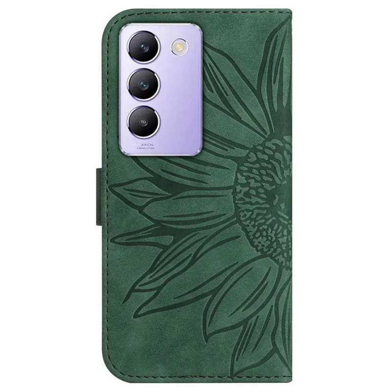 Coque De Téléphone Cuir Texture Diamant Pour Vivo Y200e 5G / Y100 5G – Neuf