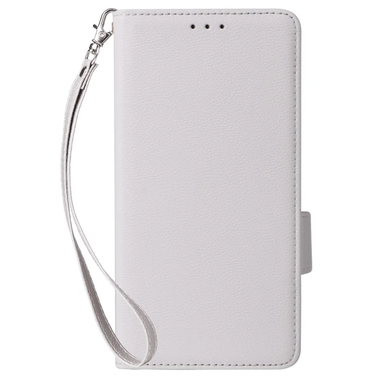 Para TCL 50 5G Funda Magnética de Piel PU con Soporte de Visualización - Blanco
