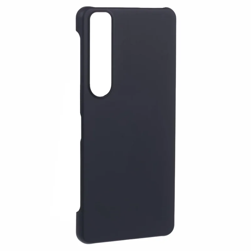 For Sony Xperia 1 VI Incomplete Cover Case Skin-touch Matte Hard PC Phone Shell - Black
