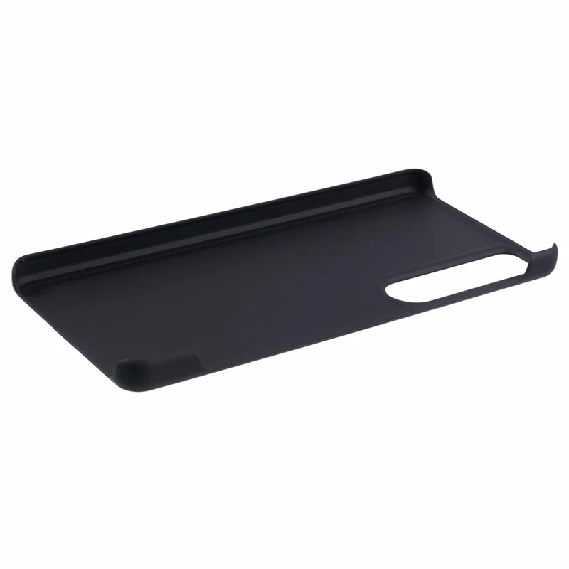 For Sony Xperia 1 VI Incomplete Cover Case Skin-touch Matte Hard PC Phone Shell - Black