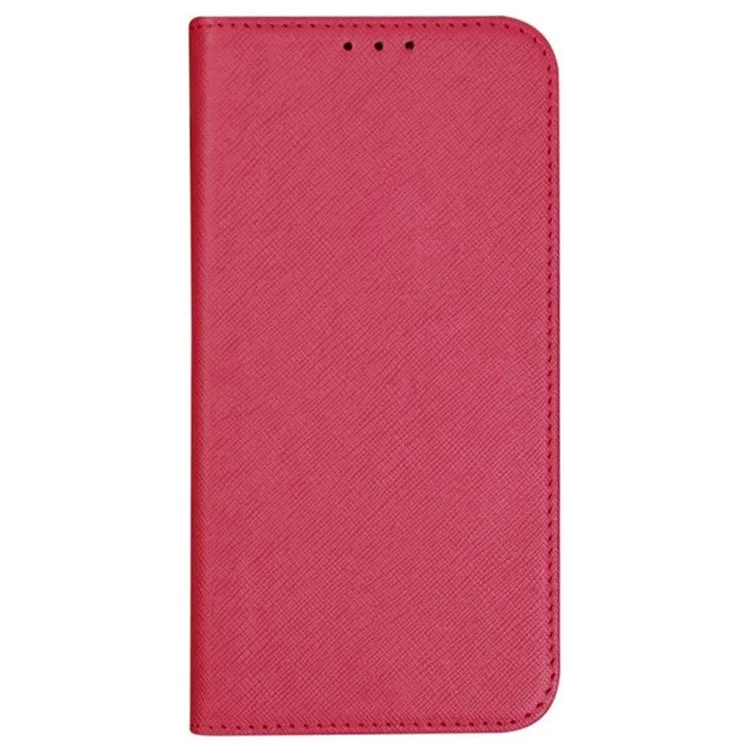 Pour Oppo A2 Pro 5G Étui Texture Croisée Fermeture Magnétique Portefeuille Étui en Cuir - Rose