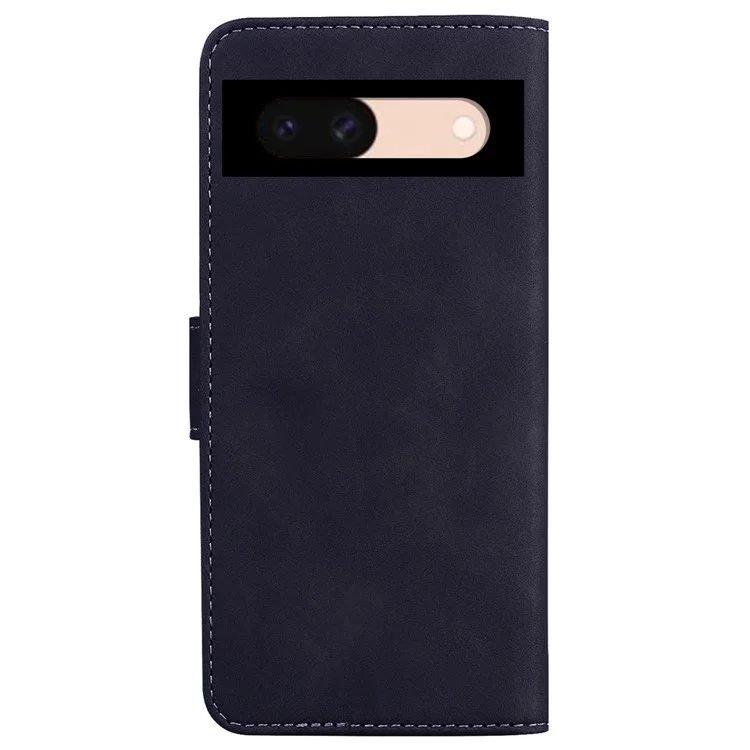 Für Google Pixel 8a Handyhülle Schmetterling Drucken Wallet PU Leder Ständer Abdeckung - Schwarz