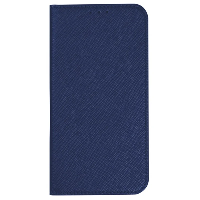 For Motorola Moto E14 4G / G04 4G / G04s 4G / G24 4G Magnetic Phone Shell Wallet PU Leather Cell Phone Case - Dark Blue