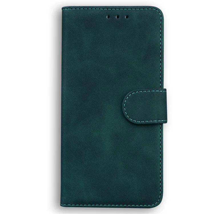 For TECNO Spark 20 Pro Case Solid Color Leather Wallet Flip Phone Cover - Green