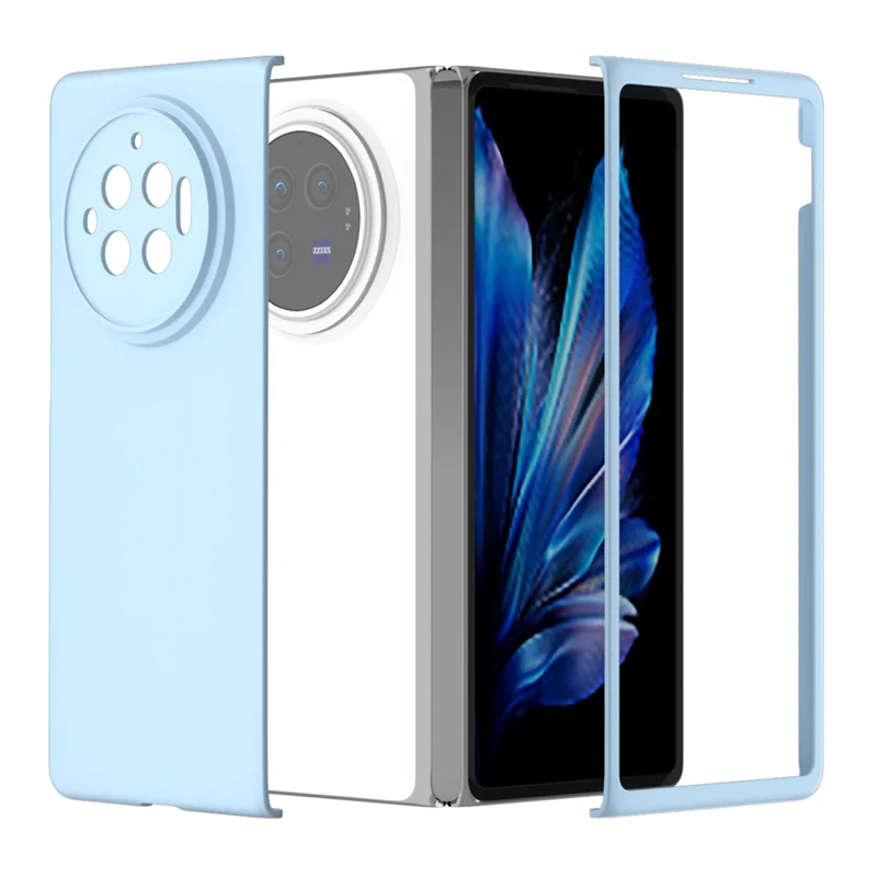 Para o vivo X Fold3 Capa Skin-Touch PC Duro Capa Protetora de Telefone - Azul Bebê