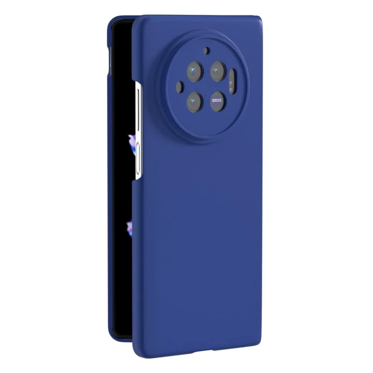 Per vivo X Fold3 Case Skin-Touch Hard PC Protective Phone Cover - Blu Scuro