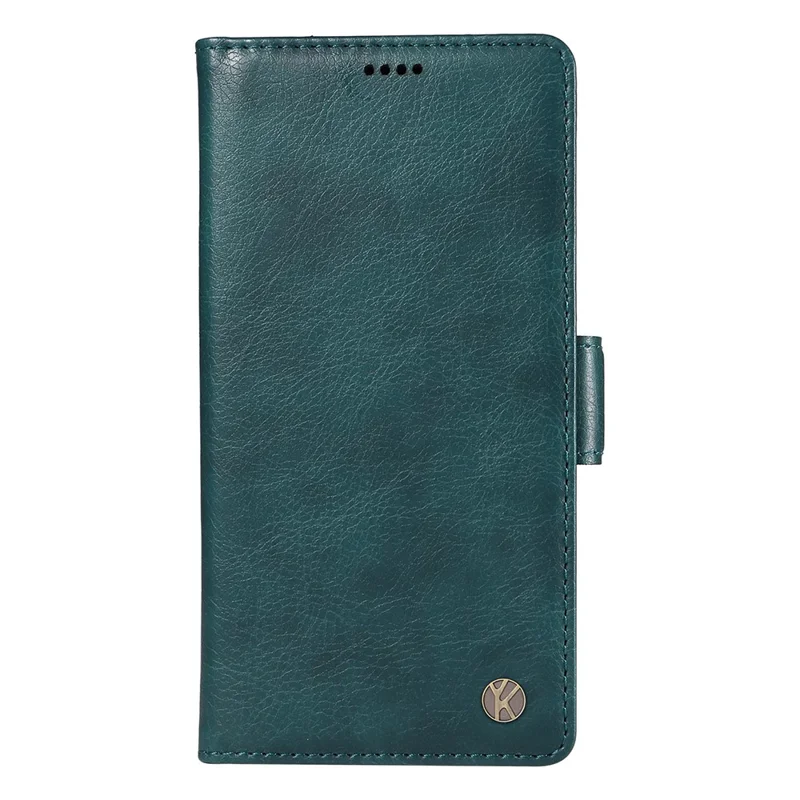YIKATU YK-007 For Samsung Galaxy S23+ Wallet Case Litchi Texture Leather Flip Phone Cover - Blue
