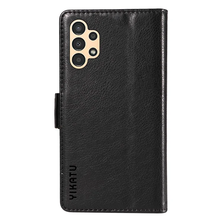 YIKATU YK-007 Para Samsung Galaxy A13 5G / A13 4G / A04s 4G (164,7 x 76,7 x 9,1 mm) Capa de Telefone Fecho Magnético de Couro - Preto