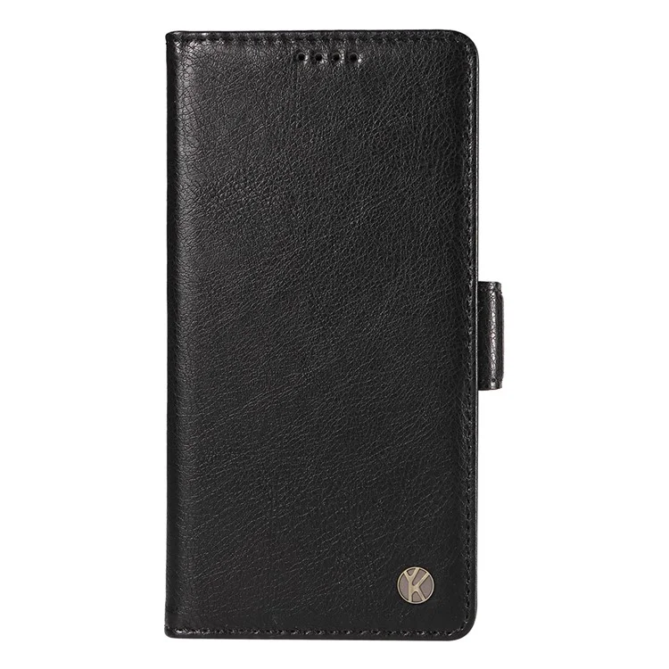YIKATU YK-007 Per Motorola Moto G14 4G Telefono Custodia Portafoglio Resistente agli urti Custodia in Pelle PU con Supporto - Nero