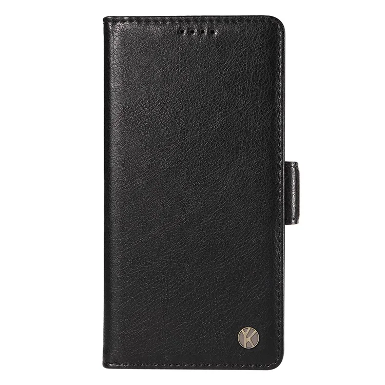 YIKATU YK-007 For Sony Xperia 5 V Case PU Leather Drop Protection Stand Phone Shell - Black