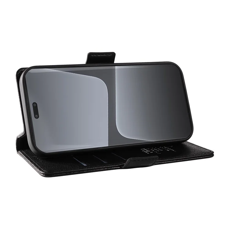 YIKATU YK-007 для Xiaomi 13 Lite / Civi 2 5G Чехол-кошелек из кожи + TPU - Черный