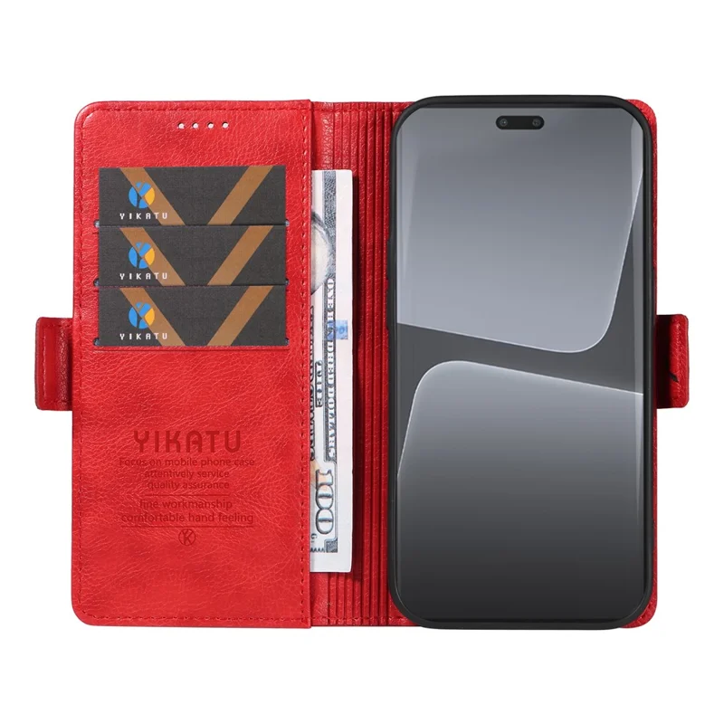 Yikatu Yk-007 Pour Xiaomi 13 Lite / Civi 2 5G Case de Pattendre Courture + TPU Couverture de Téléphone - Rouge