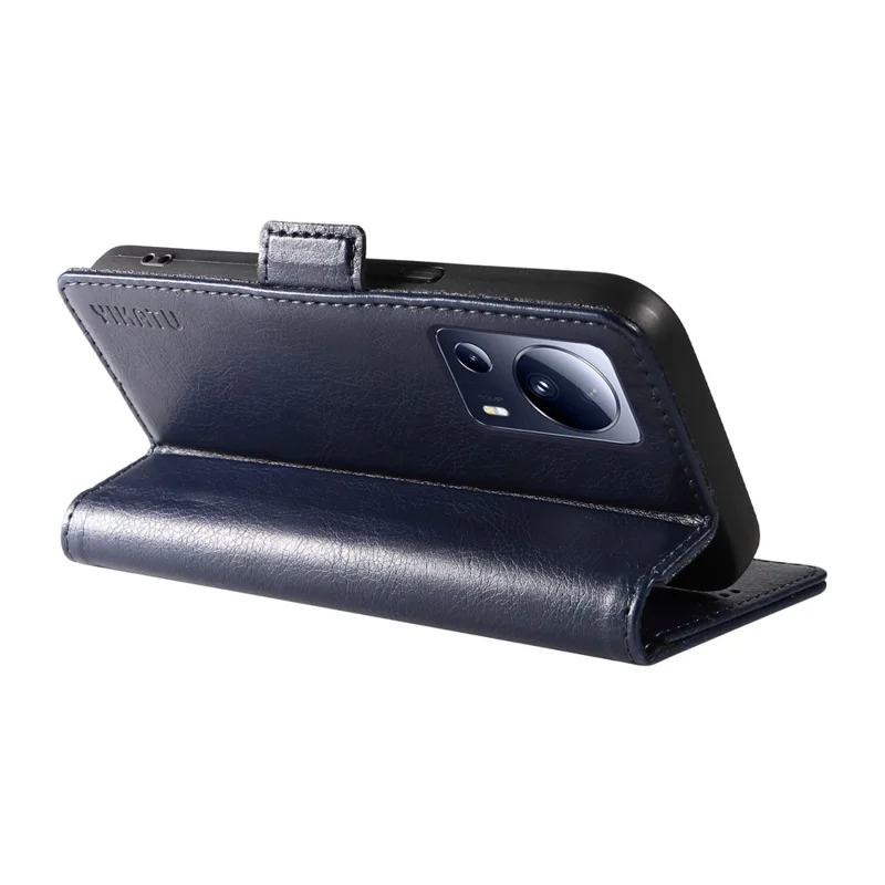 Yikatu YK-007 Для Xiaomi 13 Lite / Civi 2 5G Case Wallet Leather + TPU Phone Cover - Темно-синий