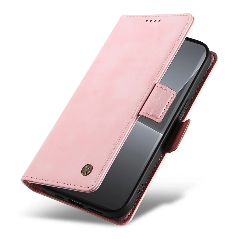 Yikatu Yk-007 Para Xiaomi 13 Lite / Civi 2 5G Coloque de Couro + Tampa do Telefone TPU - Rosa