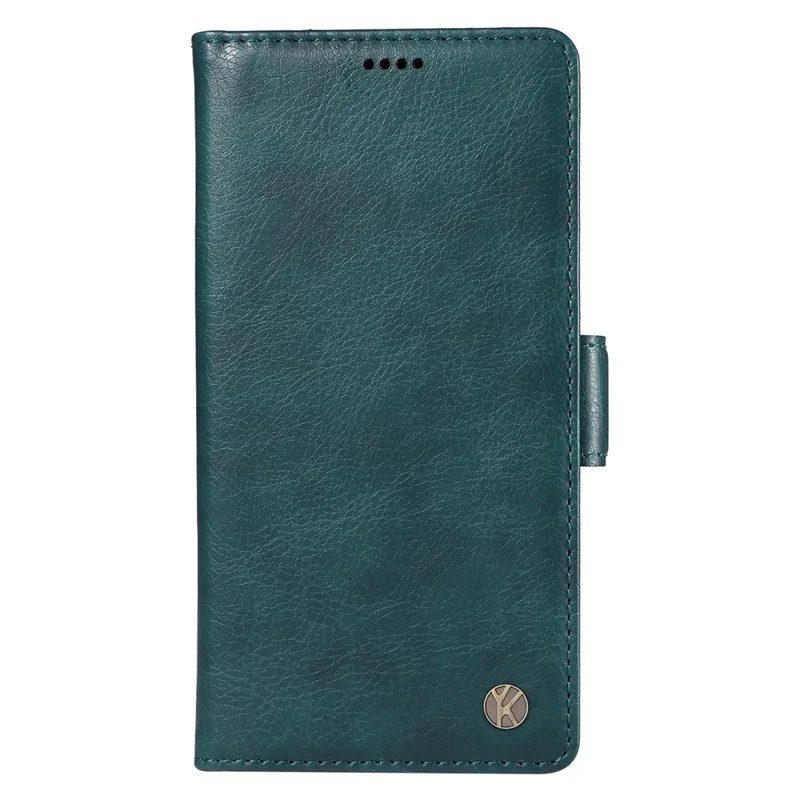 Yikatu YK-007 Pour Xiaomi Redmi 12 4G / 12 5G (global) / Couverture de Téléphone de Texture Litchi Poco M6 Pro 5G - Bleu