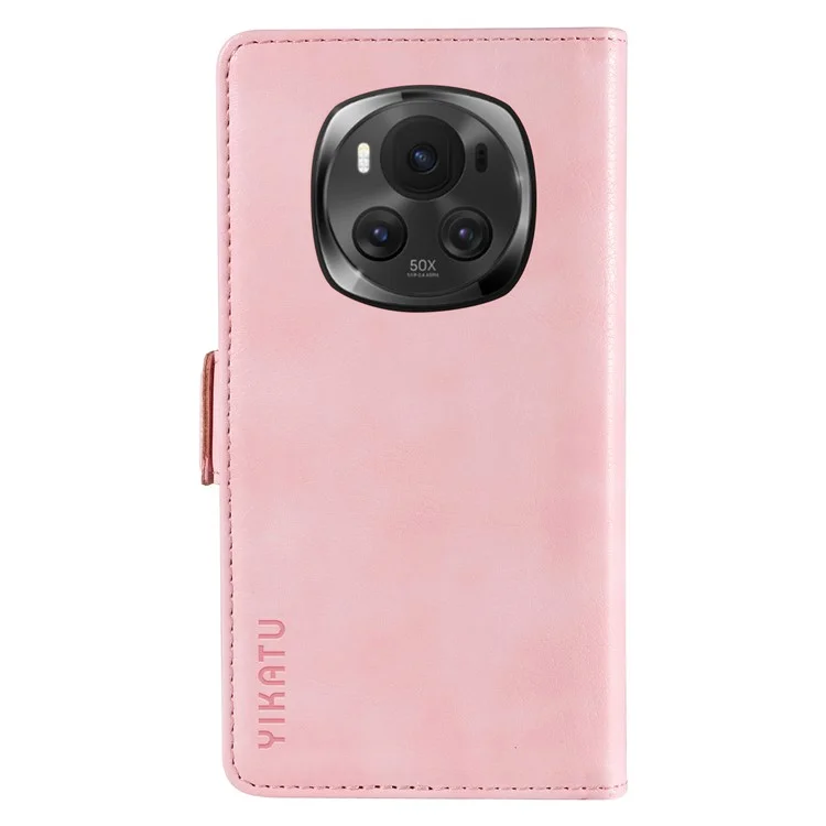 Чехол для телефона YIKATU YK-007 For Honor Magic6 5G - розовый, с фактурой лайки