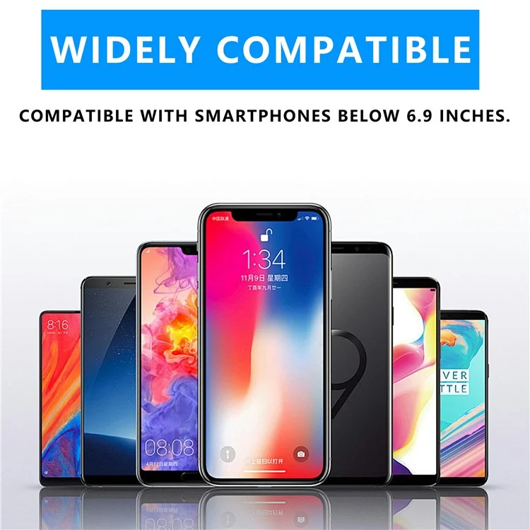 Universal IP68 Waterproof Case Phone Underwater Protection Cover for Phones Below 6.9-inch - White