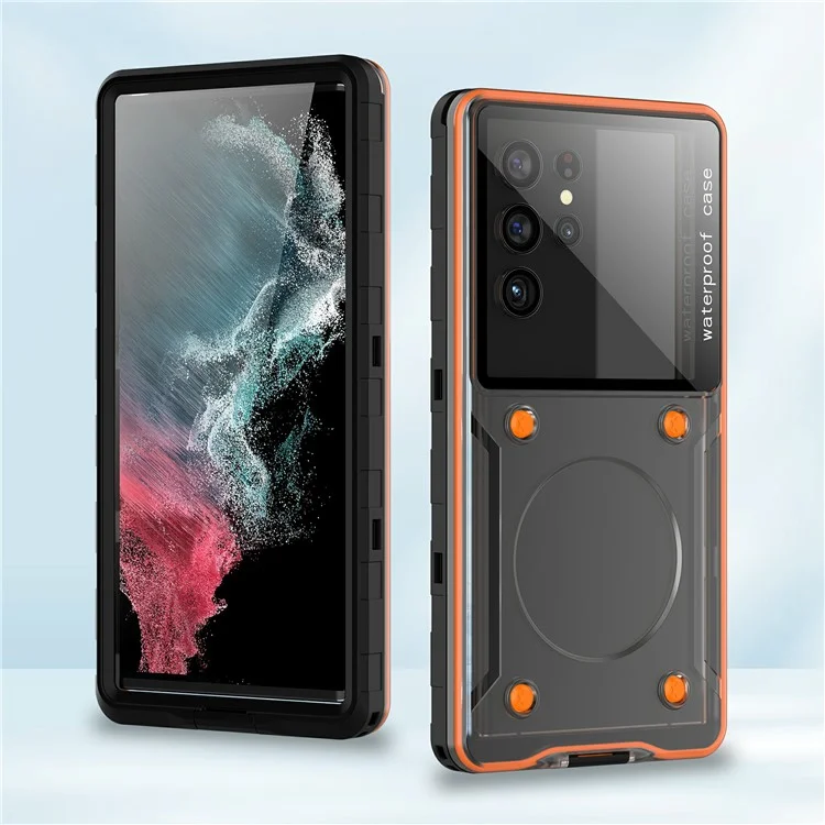 Universal IP68 Waterproof Case Phone Underwater Protection Cover for Phones Below 6.9-inch - Black