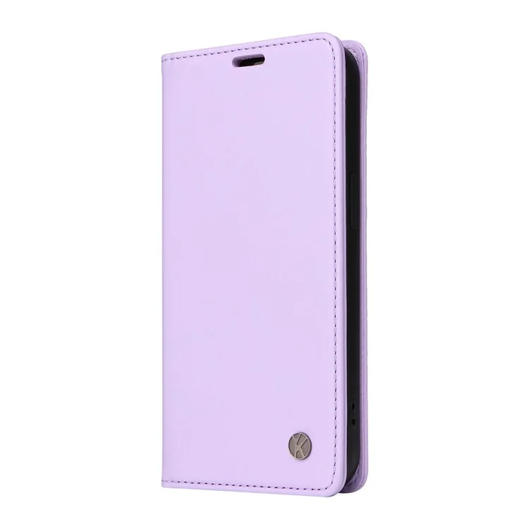 YIKATU YK-001 For Xiaomi Poco X5 Pro 5G / Redmi Note 12 Pro Speed 5G / Note 12 Pro 5G Case Magnetic Closing PU Leather Cover - Light Purple