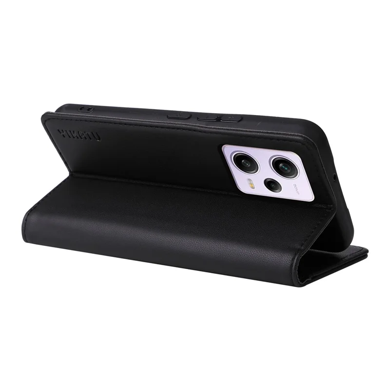 Чехол YIKATU YK-001 для Xiaomi Poco X5 Pro 5G / Redmi Note 12 Pro Speed 5G / Note 12 Pro 5G с магнитным закрытием из искусственной кожи - черный