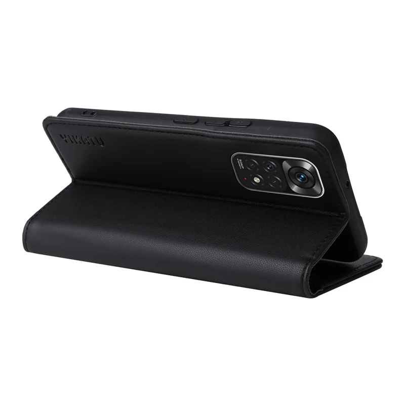 YIKATU YK-001 For Xiaomi Redmi Note 12S 4G Case Magnetic Closing PU Leather Cover - Black