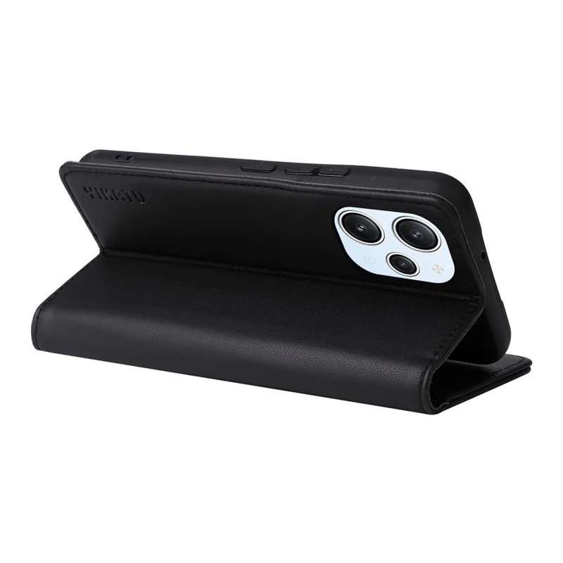 YIKATU YK-001 Per Xiaomi Redmi 12 4G / 5G (Globale) / Poco M6 Pro 5G Custodia in Pelle Portafoglio Custodia per Telefono - Nero