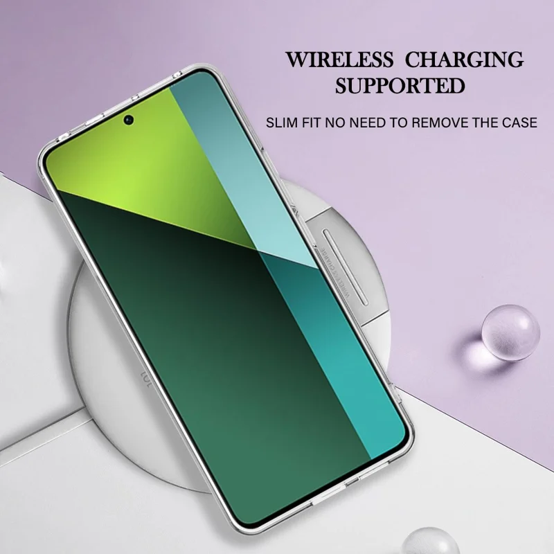 YB IMD Series-16 Style-E For Xiaomi Redmi Note 13 Pro 5G / Poco X6 5G TPU Case Electroplating Edge IMD Phone Cover - Purple
