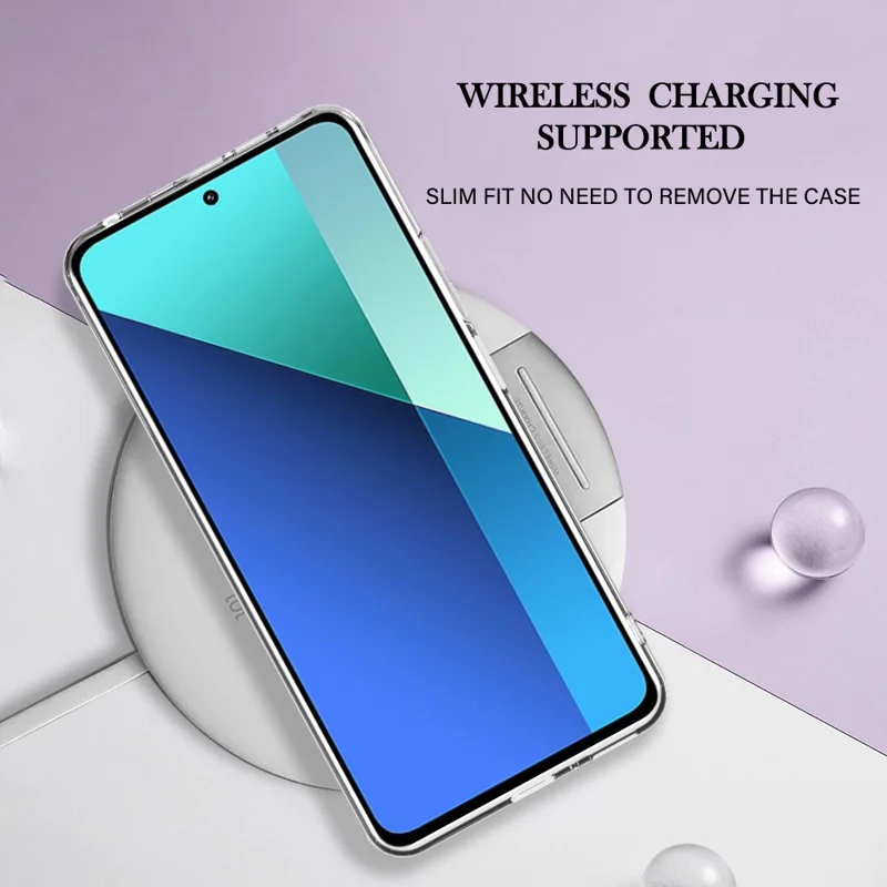 YB IMD Series-16 Style-E For Xiaomi Redmi Note 13 4G Case Electroplating Slim TPU Phone Cover - Blue