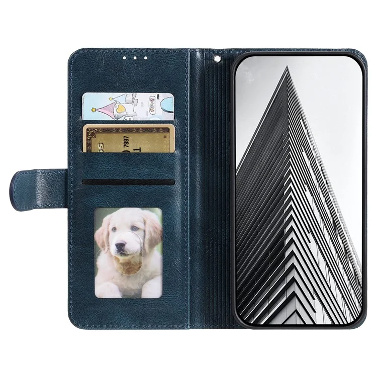 013 Style For iPhone 6 / 6s / 7 / 8 4.7-inch / SE(2020) / SE(2022) Case 6 Card Slots Wallet Flip Stand Phone Cover - Blackish Green