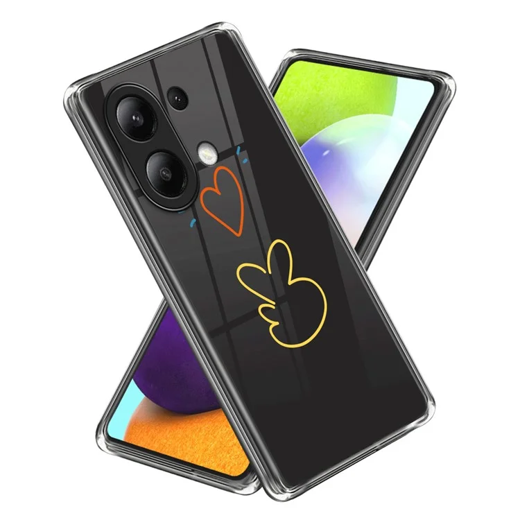 Per Xiaomi Redmi Note 13 4G Slim Case Pattern Printing TPU Phone Cover - Stile A