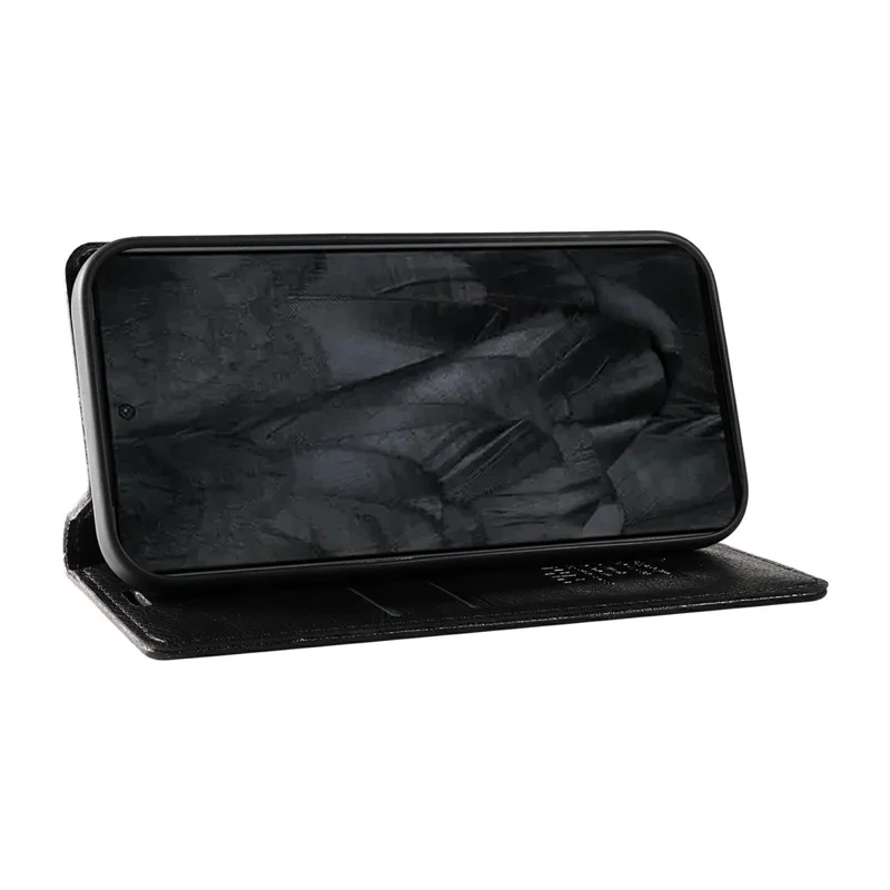 YIKATU YK-006 For Google Pixel 8 Pro Case Litchi Texture Leather Wallet Phone Cover - Black