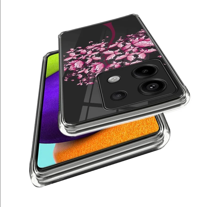 For Xiaomi Redmi Note 13 Pro 5G /  Poco X6 5G TPU Case Pattern Printing Anti-Drop Phone Cover - Style R