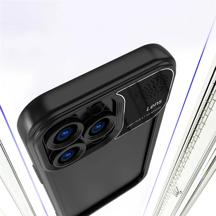 For iPhone 15 Pro Max Silicone Case Anti-Drop Phone Cover with Aromatherapy Tablet - Plum