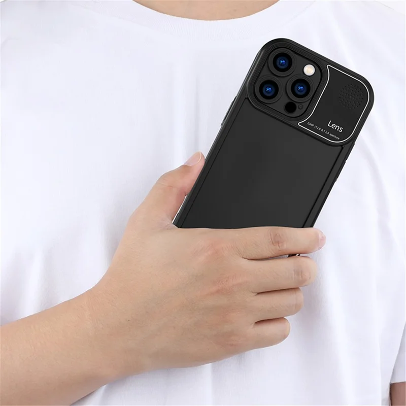 For iPhone 14 Pro Max Case Silicone Drop-proof Phone Cover with Aromatherapy Tablet - Antique White