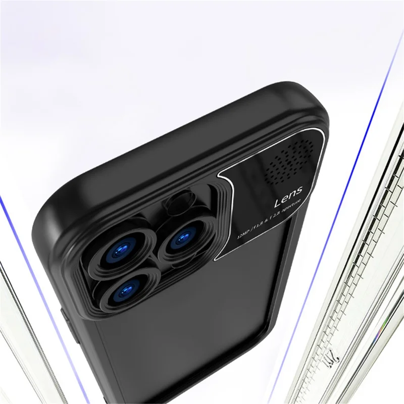 Чехол для iPhone 14 Pro Max из силикона с ароматерапевтической таблеткой - синий