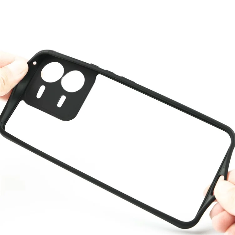 Per vivo iQOO Z9 5G Case TPU+PC Anti-scratch Transparent Phone Cover
