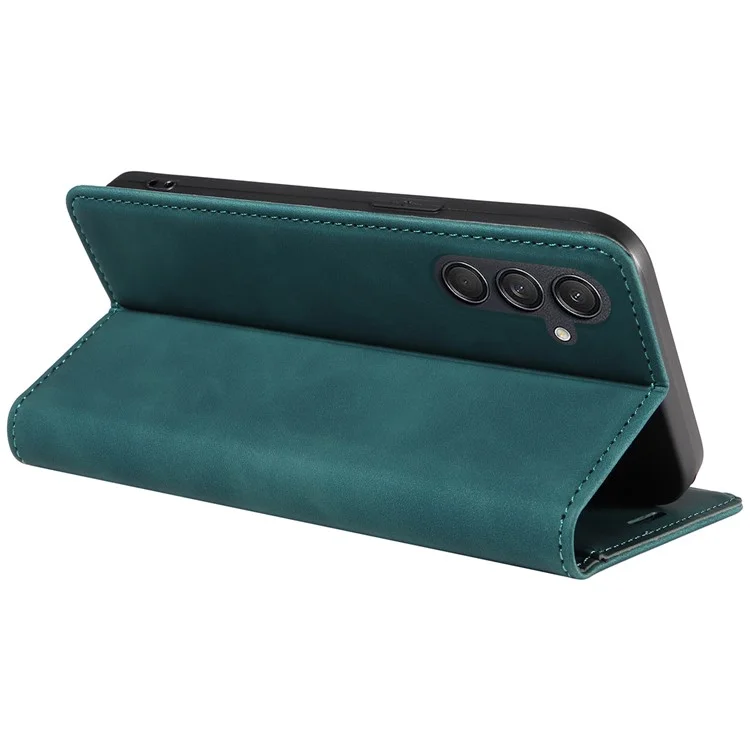 BETOPNICE 003 Para Samsung Galaxy M55 5G / C55 5G / F55 5G Funda Magnética de Cuero con Cierre - Verde