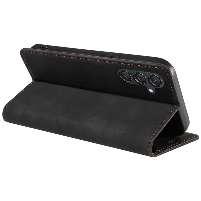 BETOPNICE 003 For Samsung Galaxy M55 5G / C55 5G / F55 5G Case Magnetic Closing Leather Cover RFID Blocking Wallet - Black